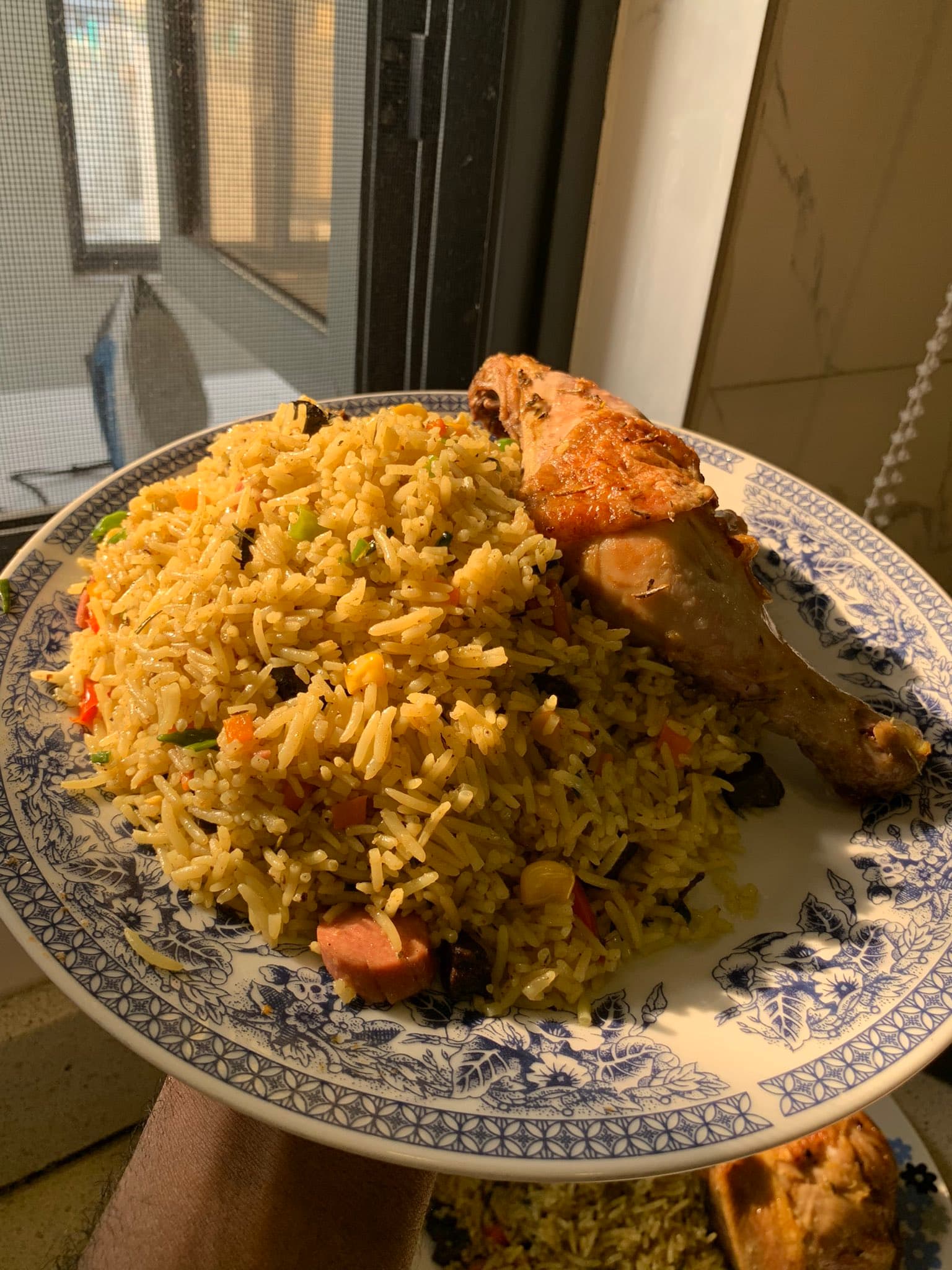 Fried rice & chicken 